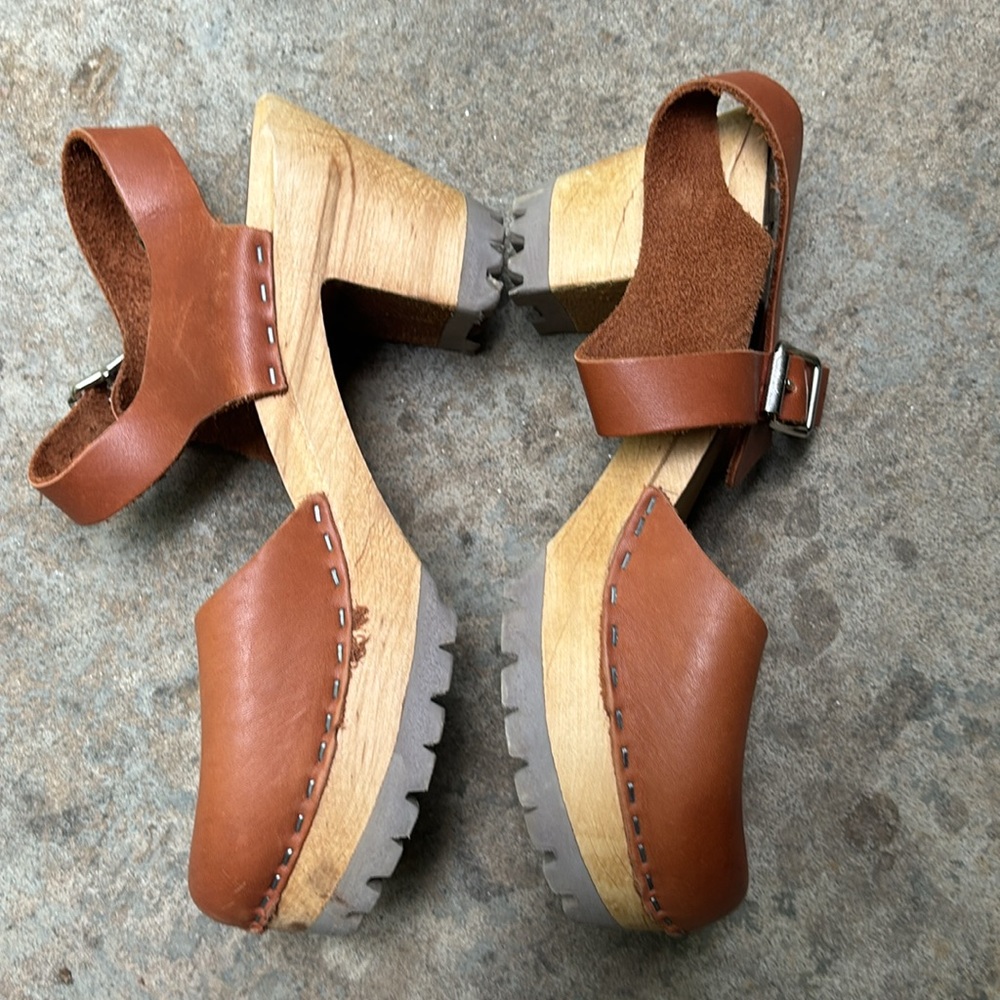 MIA Abba Clog in Luggage Leather Size 36 - Picture 11 of 14